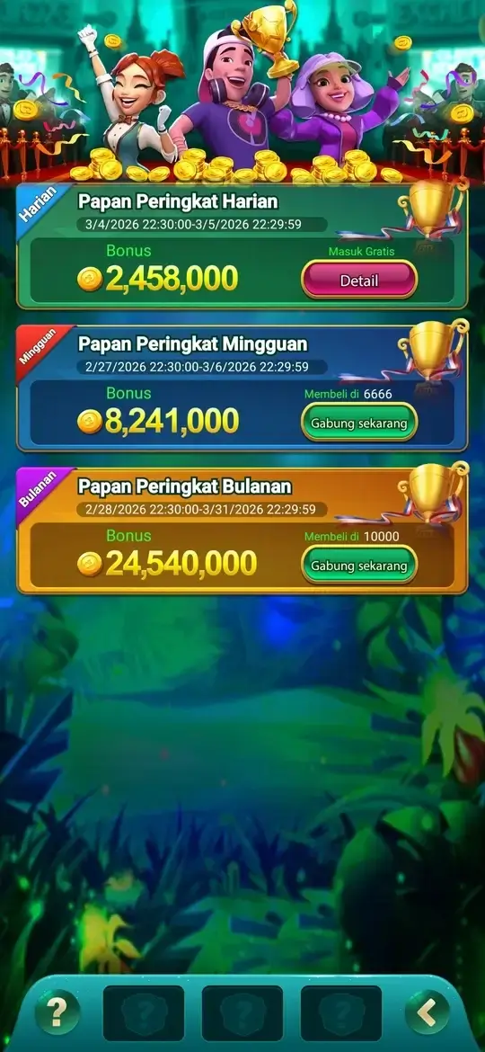 ZK6 papan peringkat dan turnamen